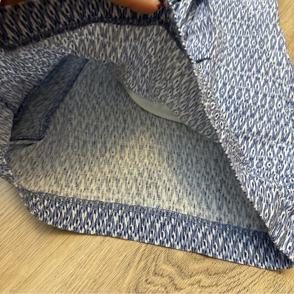 C&C California Blue Ikat Linen Shorts - Picture 6 of 7